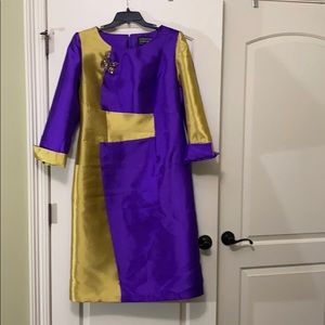 Ladies Color Block Dress size 12   $70